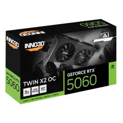 Karta graficzna Inno3D GeForce RTX 5060 Twin X2 OC V2 8GB GDDR7 128bit DLSS 4
