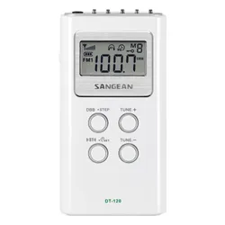 Radioodbiornik Sangean POCKET 120 DT-120 Radio FM Biały