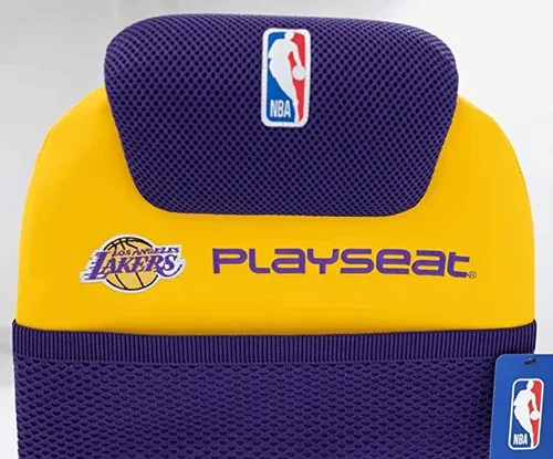 Fotel Playseat® Champ NBA-LA Lakers Gamingowy do 122kg Tkanina Żółto-niebieski