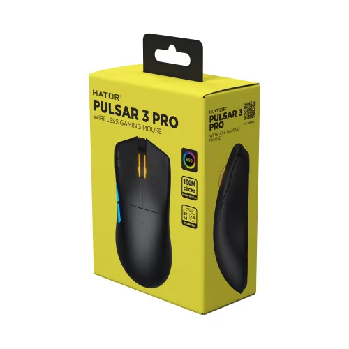 Myszka gamingowa Hator Pulsar 3 Pro Wireless Czarny