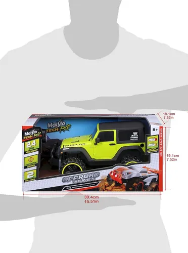 Samochód zdalnie sterowany MAISTO TECH Off-Road Jeep Wrangler Rubicon 82704YL