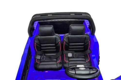 Auto Na Akumulator Dla 2 Dzieci Toyota Hilux 4X4 Lakier Pilot Eva Skóra LED Radio MP3