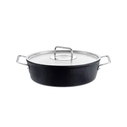 FISSLER Adamant 28 cm - garnek aluminiowy z pokrywką