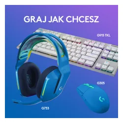 Наушники геймерские / игровые Logitech G733 Lightspeed Синий (981-000943)