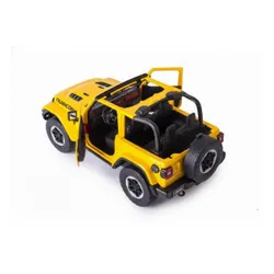 Zdalnie sterowany samochód COIL auto RC pilot duży JEEP Wrangler RS skala 1:14 żółty
