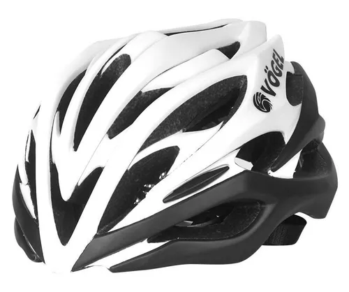 Kask rowerowy VÖGEL VKA-932BK Czarno-biały (rozmiar M/L)
