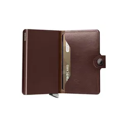 Portfel kieszonkowy Secrid Miniwallet Premium Dusk - dark brown