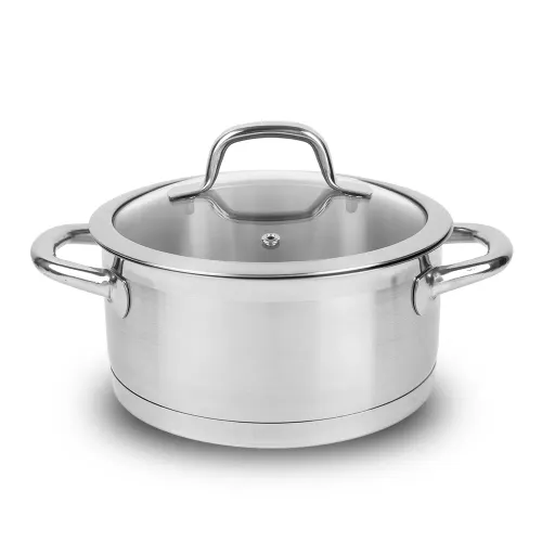 TESCOMA President niski 3 l - garnek ze stali nierdzewnej z pokrywką