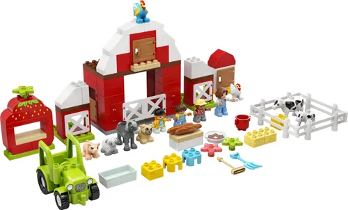 Конструктор Lego Duplo сарай, трактор и домашний скот (10952)