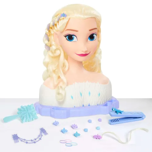 Lalka JUST PLAY Głowa do stylizacji Disney Princess Kraina Lodu Elsa 32796