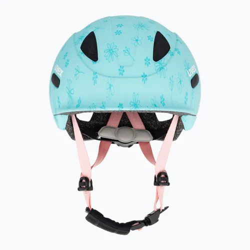 Kask rowerowy dziecięcy UVEX Oyo Style Jr flowers cyan matt