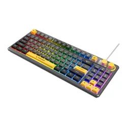 Klawiatura membranowa Rampage Cyclone KNOB Szaro-Czarny