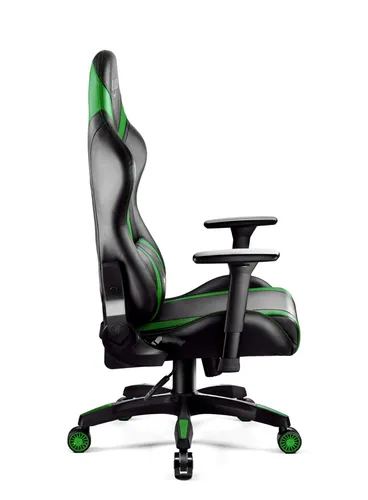 Fotel Diablo Chairs X-Horn 2.0 Normal Size Gamingowy do 160kg Skóra ECO Czarno-zielony