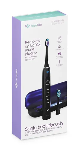 Szczoteczka soniczna TRUELIFE SonicBrush Clean70 UV Czarny