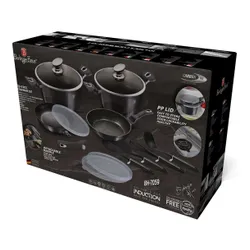 Zestaw garnków BERLINGER HAUS Metallic Line Carbon Pro Edition BH/7059 (13 elementów)