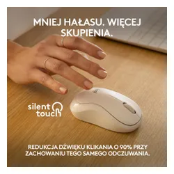 Myszka Logitech M240 Silent Biały