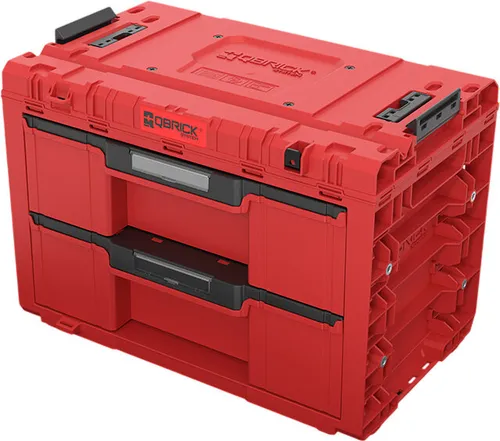 Skrzynka narzędziowa QBRICK System Prime Drawer 2 Toolbox Expert Red Ultra HD Custom