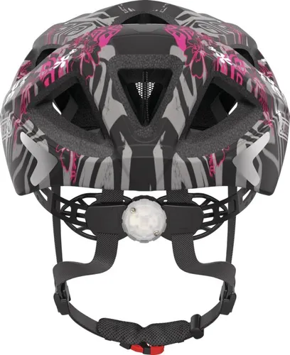 Kask rowerowy ABUS Aduro 2.0 Maori Czarno-różowy Szosowy (rozmiar M)