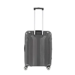 Travelite Elvaa Trolley M-black Orta Genişletilebilir Bavul