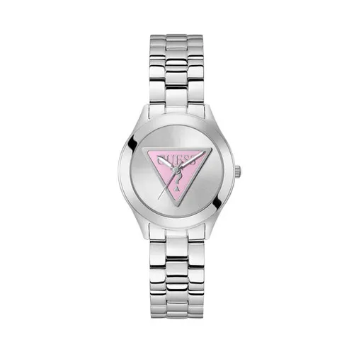 Женские часы Guess Tri Plaque GW0675L1 серебристые