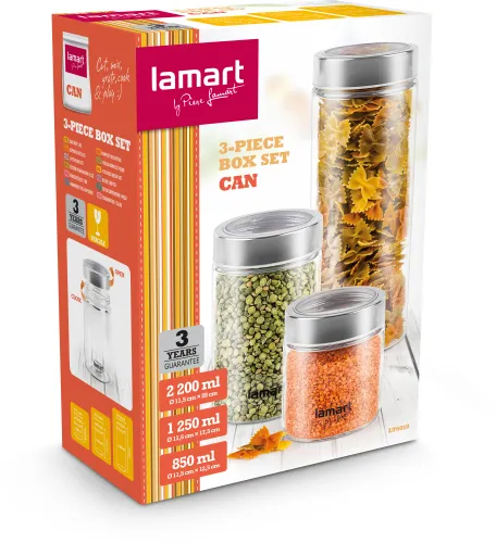 Zestaw pojemników Lamart Can LT6010
