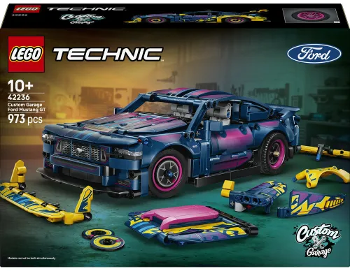 LEGO 42236 Technic: автомобиль Ford Mustang GT, набор блоков 10+