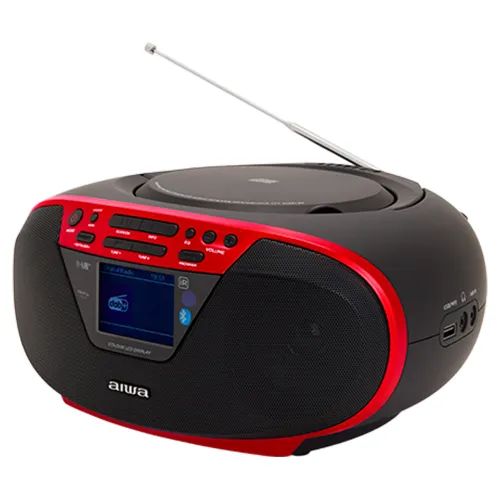 Radioodtwarzacz Aiwa Boombox BBTU-500DAB/RD Bluetooth DAB+ Czerwony