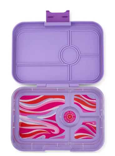 XL Yumbox Tapas Okul Kahvaltısı 4 bölümler-ıbiza mor / groovy