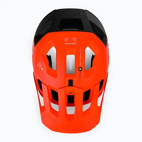 Kask rowerowy POC Kortal Race MIPS fluorescent orange/uranium/black matt