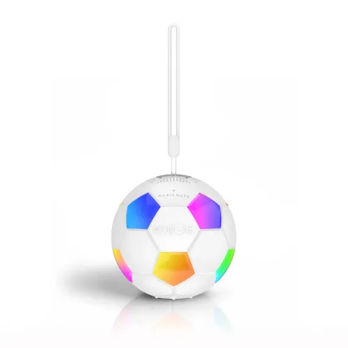 Głośnik Bluetooth Musicmate MM-SB40-W FootballWave LED 5W Biały