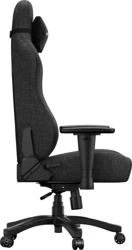 Fotel Anda Seat Phantom 4 L Black Fabric Gamingowy do 100kg Tkanina Czarny