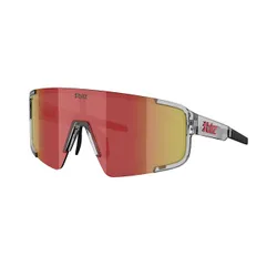 Okulary przeciwsłoneczne Bliz P003 transparent dark grey/brown red multi