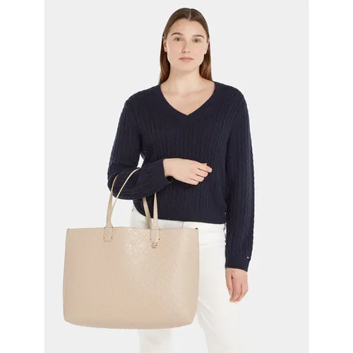 Сумка Tommy Hilfiger Iconic Tommy Tote Mono AW0AW15572 Merino ABO