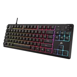 Klawiatura membranowa Corsair K55 Core TKL RGB Czarny