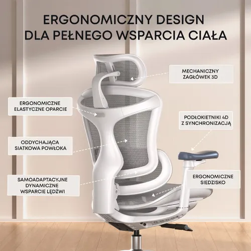 Fotel SIHOO Doro C300L Biały