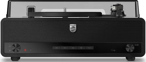Gramofon PHILIPS TAV3000B/10 Czarny, Automatyczny, Napęd pasowy, Prędkość odtw. 33 1/3, 45, 78 obr./min