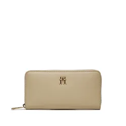 Tommy Hilfiger Th Essential Sc большой женский кошелек Za AW0AW16093 White Clay AES