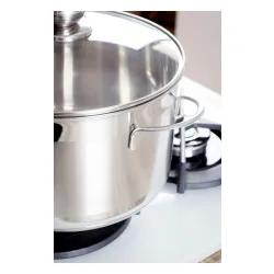 Garnek ze stali nierdzewnej z pokrywką SSW CITY 6,1 l