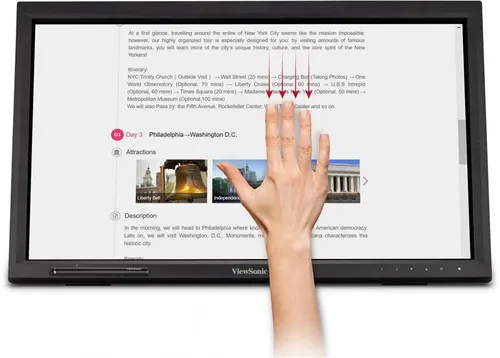 Monitor VIEWSONIC TD2423 (VS18312) 23.6" 1920x1080px