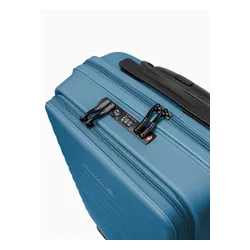 Walizka kabinowa z kieszenią na laptop Puccini Seoul - niebieski