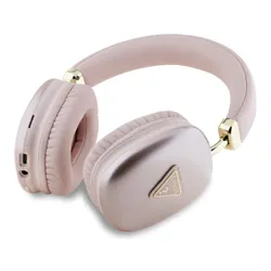 Słuchawki nauszne GUESS Metallic Triangle Logo Różowy