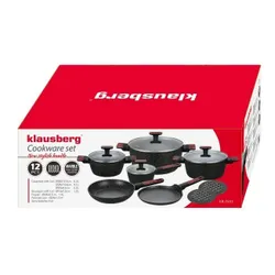 Zestaw garnków KLAUSBERG KB-7831 (12 elementów)