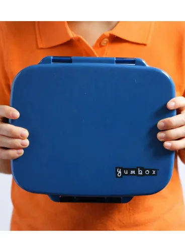 Lunchbox głęboki 5-komorowy Yumbox Go Bento Box - Oslo blue