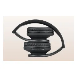 Słuchawki PowerLocus P2 bezprzewodowe Bluetooth/microSD/radio FM czarne