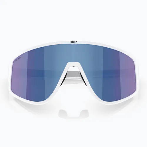 Okulary przeciwsłoneczne Bliz A004 matte white/grey blue mirror