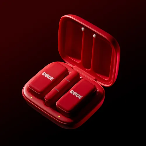 System bezprzewodowy RODE Wireless Micro USB-C Dookólny Czerwony