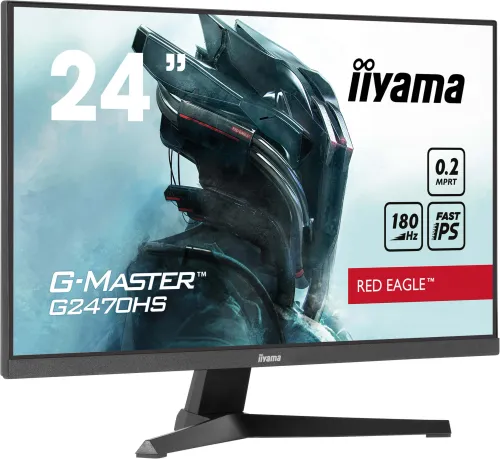 Monitor iiyama G-MASTER Red Eagle G2470HS-B1 23,8" Full HD Fast IPS 180Hz 0,2ms MPRT Gamingowy