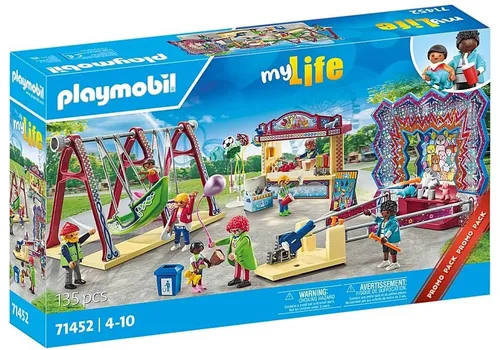 Набор фигурок Playmobil My Life 71452 Парк аттракционов