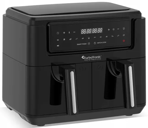 Air Fryer Frytkownica beztłuszczowa TURBOTRONIC TT-AF118 7.6l z podwójnym koszem