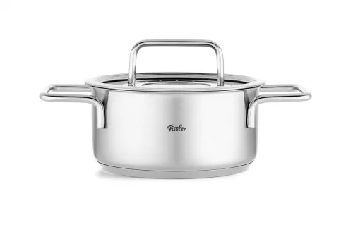 FISSLER Pure Collection 1,9 l - garnek ze stali nierdzewnej ze szklaną pokrywką